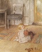 Carl Larsson Pontus on the Floor China oil painting reproduction